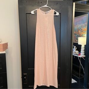 Zara Sequin Blush Dress